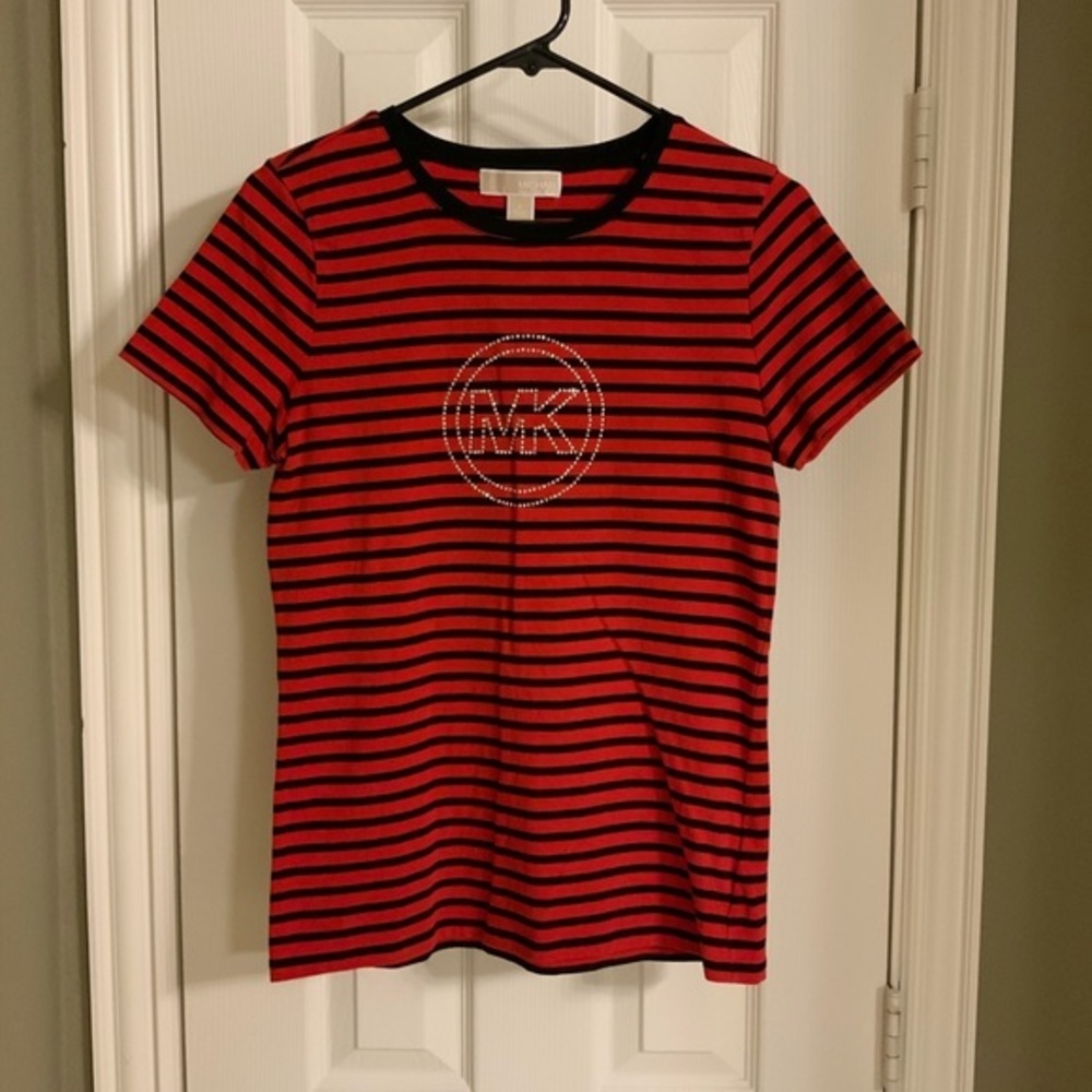 Michael Kors Gold Stud Bling Tee Shirt